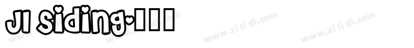 JI Siding字体转换